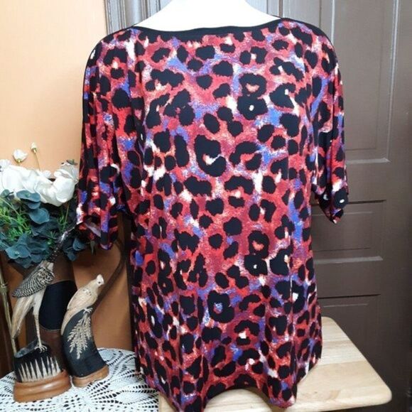 CSC Studio Women's Multicolor Blouse Top size 2X - Picture 2 of 12